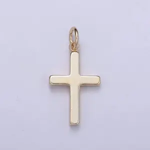 MINI GOLD PLAIN CROSS CHARM (NOT WITH BABY J)