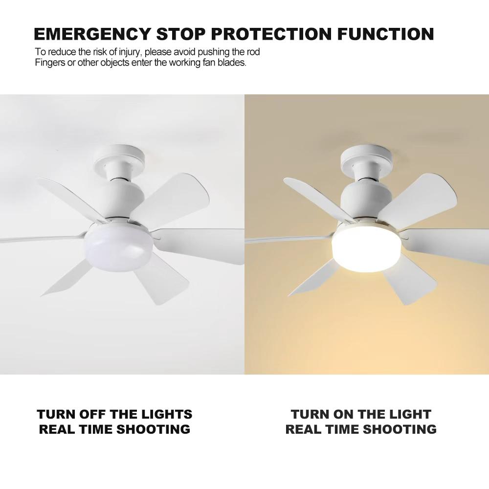 3-in-1 Socket Fan Light with Remote - Easy Install Ceiling Fan with Dimmable LED for Bedroom, Kitchen & Garage | No Wiring Needed