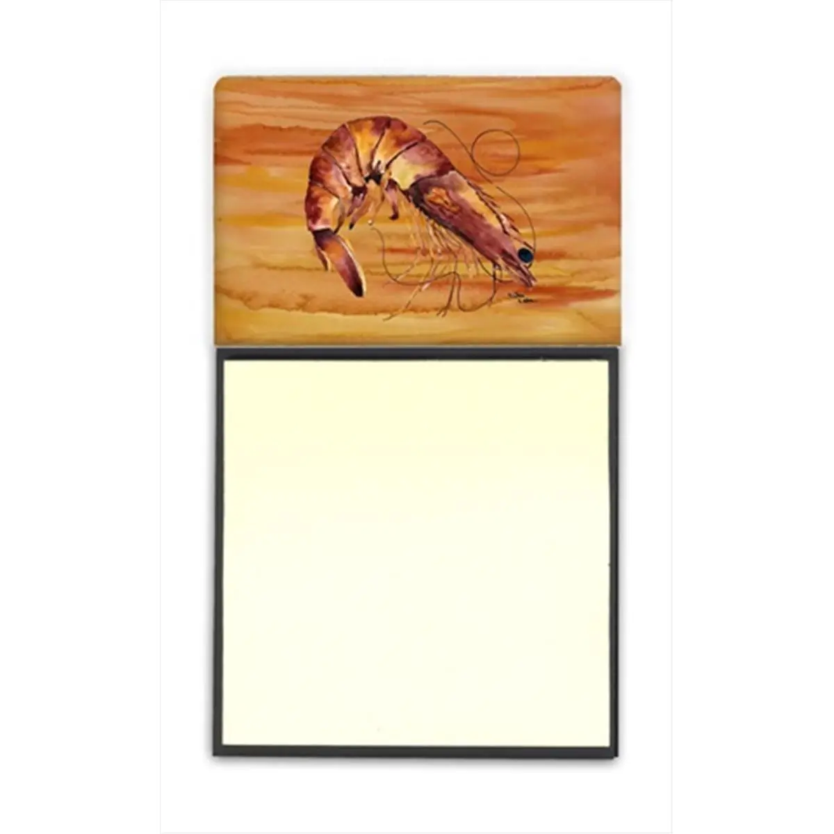 Shrimp Refiillable Sticky Note Holder or Postit Note Dispenser, 3 x 3 In.