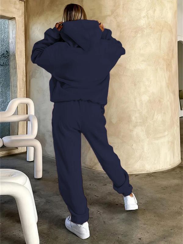 Western Style Horse Cowboy Hat Women's Sportswear Set, Vintage Western Art Print, Casual Fall & Winter, Comfortable All-Season Wear