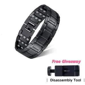 Men's copper bracelet with 3X strength, crafted with 3500 Gauss powerful magnets. Premium fold-over clasp design, ideal gift for men and women. Durable and versatile daily jewelry.