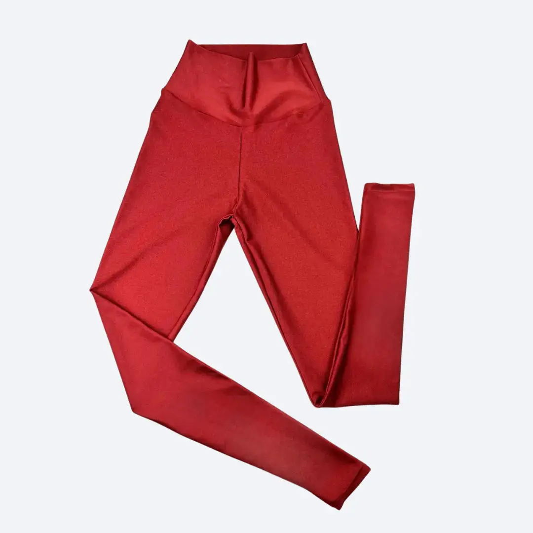 Siena Terracotta High-Waisted Fitness Leggings