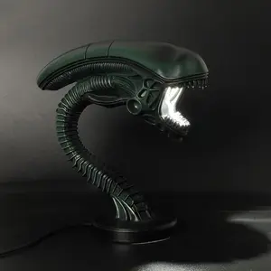 Alien Creature Design Desk Lamp, USB Rechargeable Night Light, Creative Desk Lamp for Home Office Desk, Home Decor, Room Decor, Resin Table Lamp