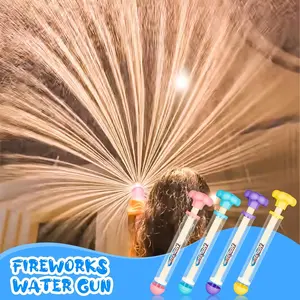 Fireworks Shaped Water Gun, Couple Romance Firework Style Water Spray Gun, Large Capacity Fire Works Watergun for Bathing, Pool, Party Entertainment, Concert Family Gathering Marriage Proposal, Swimming Pool Portable
