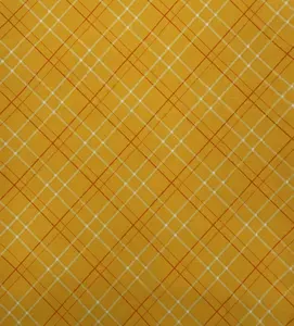 Yellow Plaid Bonnet