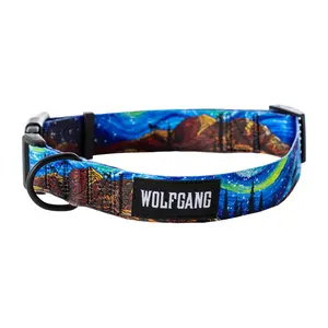 StarryWolf Wide Dog Collar