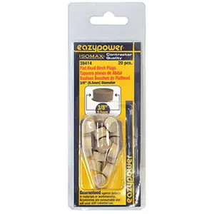 212 MAIN 0.38 in. Flat Head Boat Plugs, Compact Pack, 20-Pack Sailing Water Sports Accessory
