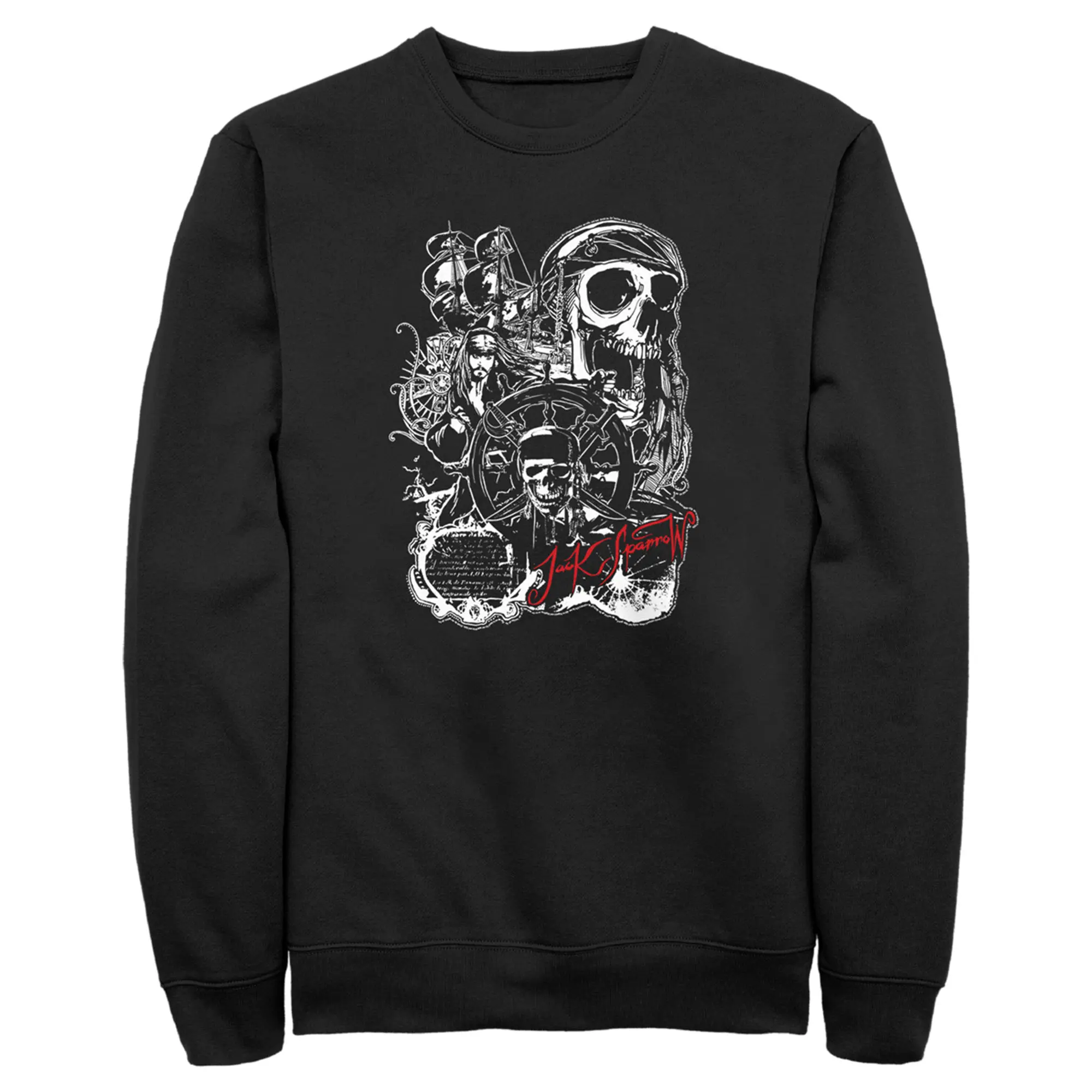 Men's Pirates of the Caribbean: Curse of the Black Pearl Jack Sparrow Icons Sweatshirt