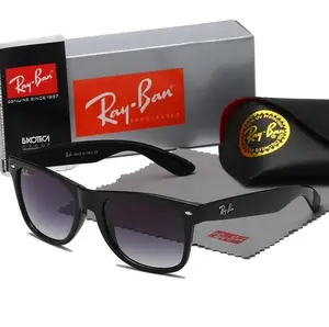RB2140 Original Wayfarer Sunglasses - Classic Vintage Square Frame Designer Eyewear