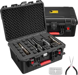 18" Hard Shell Storage Case for Outdoor Gears with Built-In Lock TSA, Waterproof & Shockproof