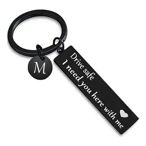 Drive Safe Keychain Gifts for Boyfriend Valentines Day Anniversary Christmas Gifts for Him Husband Keychains for Men
