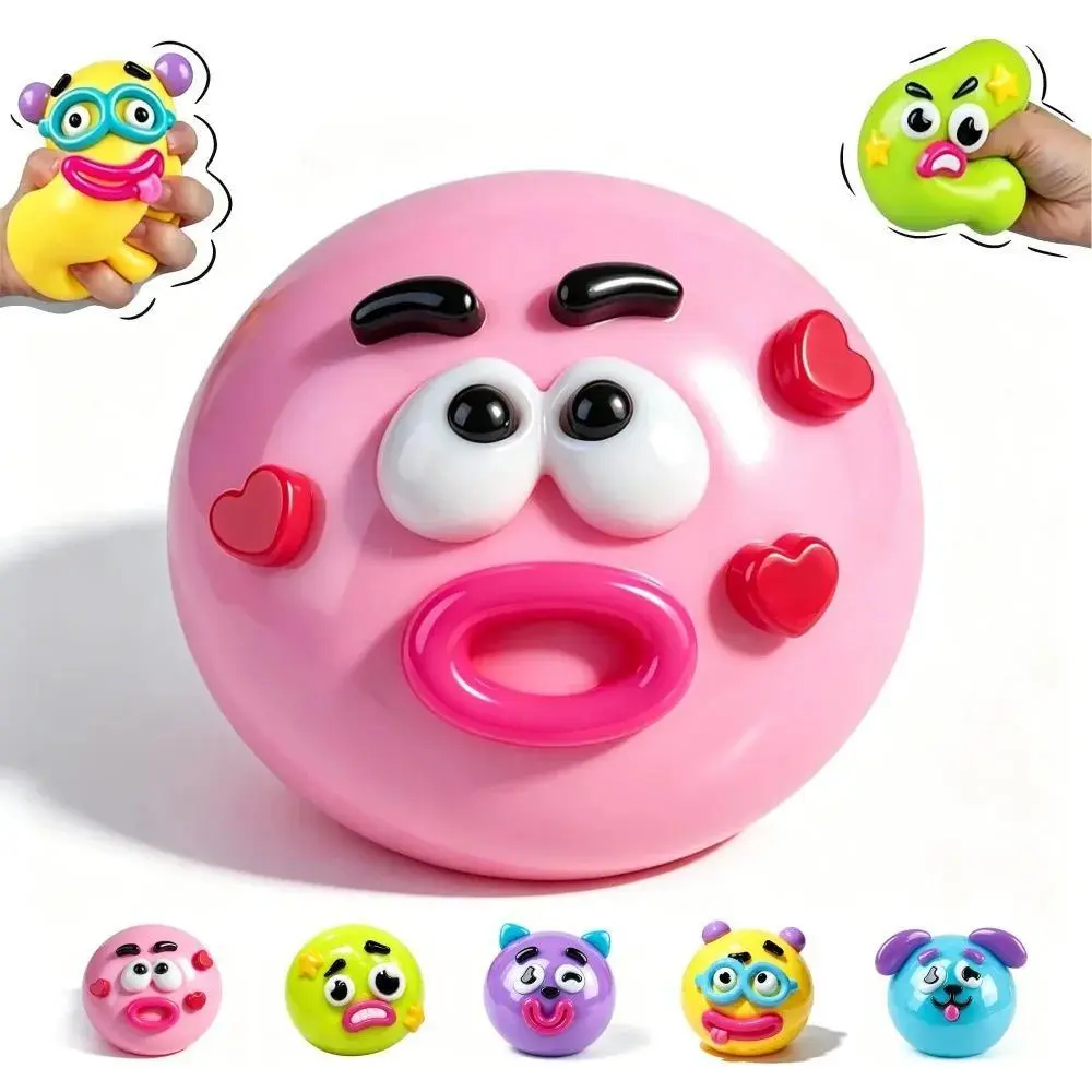 NEW Smushers Squishy - Curiosities Smushers Dog Face Swap Squishy Soft Moldable Cute Slow Rise Relaxing Sensory Fidget Relief Anxiety Stress Fun Desk Accessory for Adults