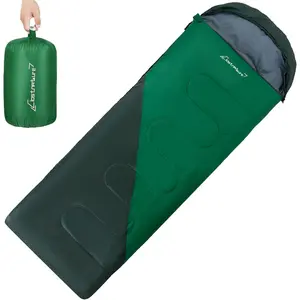 Sleeping Bag for Adults and Kids - Lightweight Camping Sleeping Bag for Girls, Boys, Youths, Ultralight Backpacking Sleeping Bag for Cold Weather - Compression Sack Included(Right Zipper)