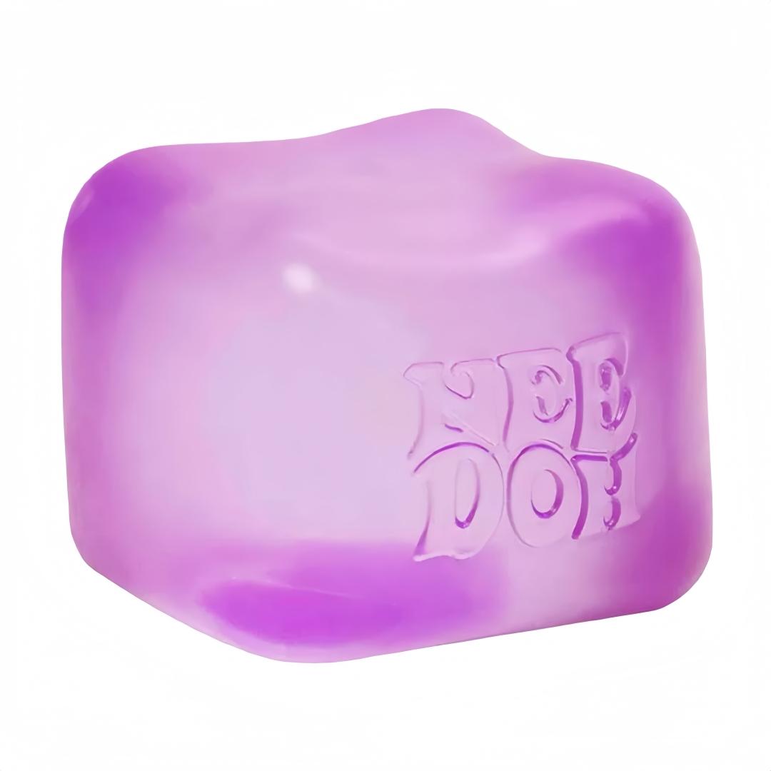NeeDoh Cube Ice Cube Water Drop Squeeze Toy In Blue,Pink,and Purple Rosie-Style Stress Relief Ball Ice Cube Squeeze Fun-Sensory Squeeze Toy - Sensory Toy Stress Relief Squeeze Fun -Stress-Reducing Blocks Relaxing And Fun Squeeze Toy Gift For Stress Relief