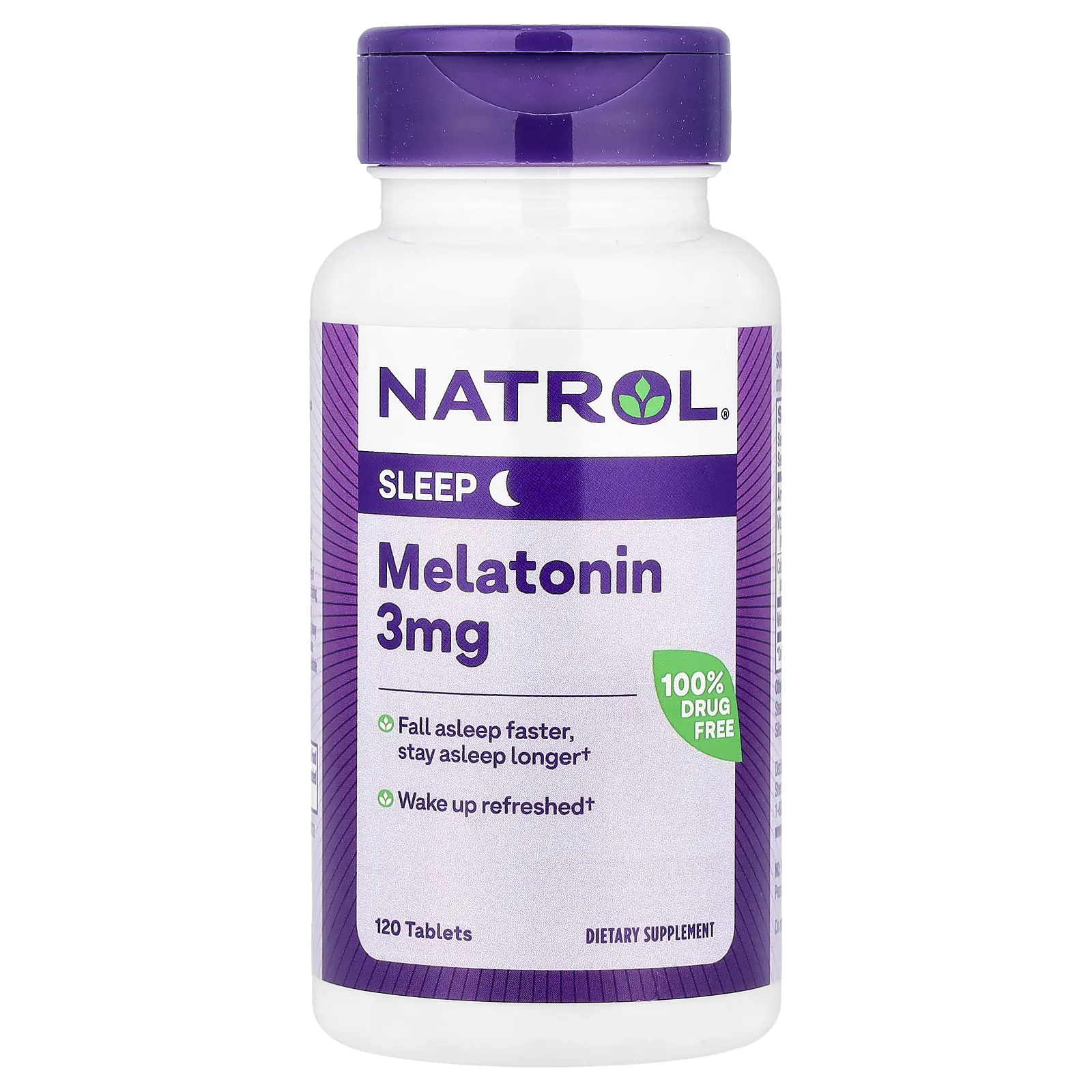 Natrol Melatonin, 3 mg, 120 Tablets