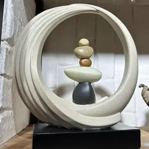 Claire’s Modern Circle Meditation Statue Claire’s Modern Circle Meditation Statue