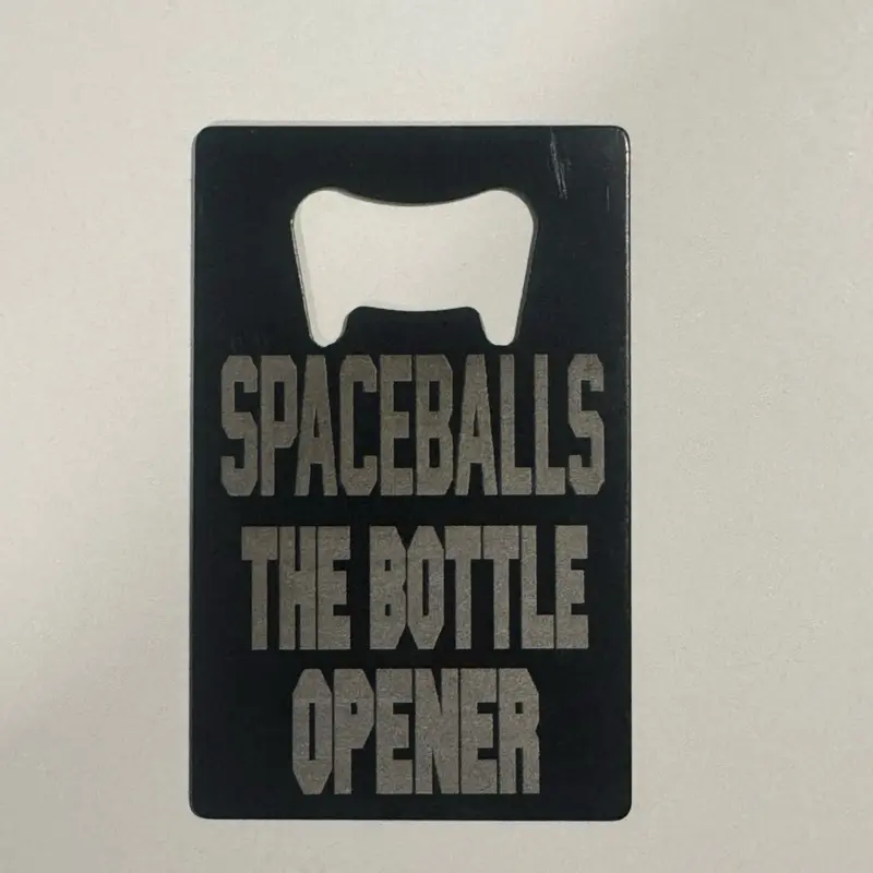 Spaceballs the bottle opener Metallic Bottle Opener - Portable Metal Beer Opener with No Magnets, Laser-Engraved Design for Easy Use - Utensils, Kitchen