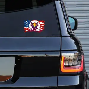 American Flag Eagle Design Celebrate Us Independence Day 250th Anniversary Sticker for Car Motorcycle Laptop Luggage Decor Self-Adhesive PVC Decals Gift