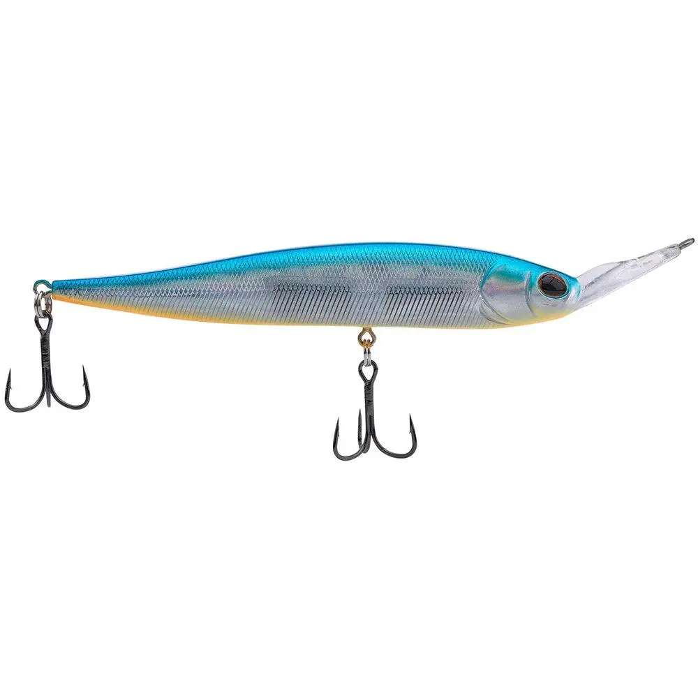 Krej 128 Artificial Fishing Lure, 5 Inch Fish-Shaped Hard Jerkbait with Ascending Action, Forward Facing Sonar Compatible, Fish Shaped Lure, Crazy Look, Lures