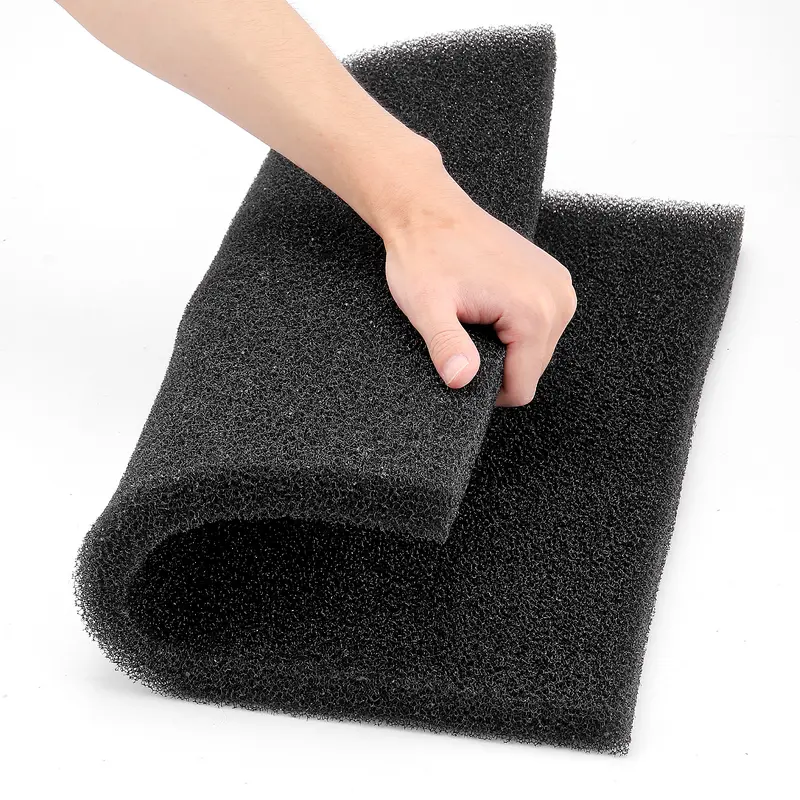 hygger Classic Multi-Size Aquarium Filter Pad - Cut-to-Size Open Cell Foam Media for Fish Tank Filters, Pond Use, Water Filtration, Sediment Removal (S/M/L), Filter Media