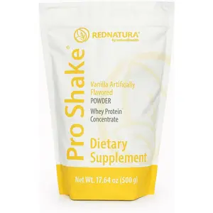 Pro Shake RedNatura – Whey Protein Powder | Nutritional Supplement for Energy, Muscle Support & Daily Nutrition – 17.64 oz (500 g) vanilla