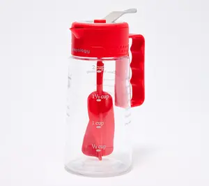 Prepology 17-oz Glass Salad Dressing & Marinade Mixer