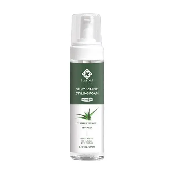 Elabore Silky & Shine Styling Foam  6.76 fl.oz. / 200 ml