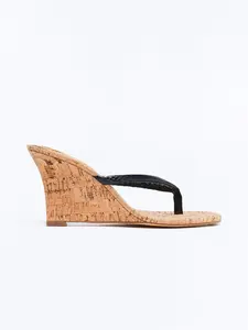 Fluke Cork Thong Wedges - Eco-Friendly Walking Shoes for Women Comfortable Stylish Footwear with Thong Wedge Design - Girl, High Heels
