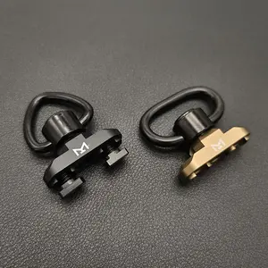 1.25 Inch QD sling swivel Mount shoulder strap 360° QD Mount button For M-L--O-K suspenders button aluminum alloy Mountaineering buckle Multi-scenario use