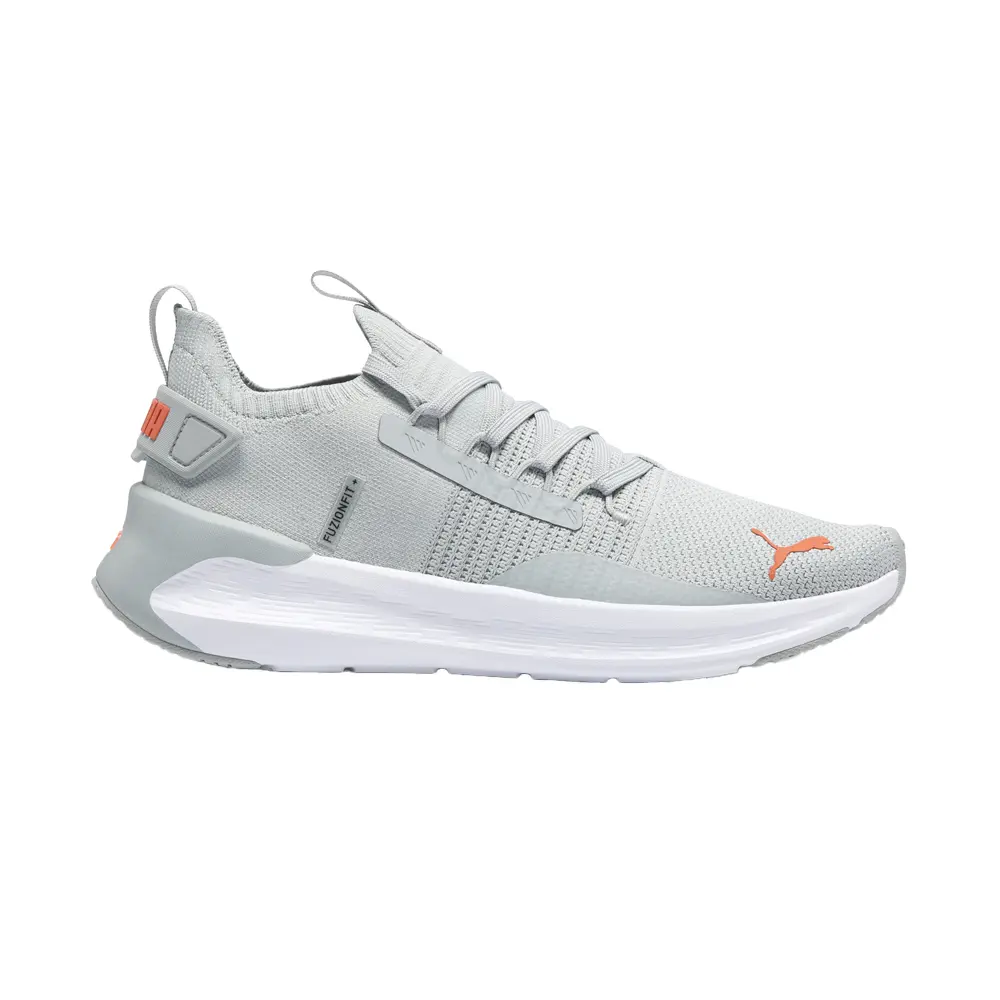 PUMA Mens Softride Symmetry Fuzion Running Sneakers Shoes - Grey