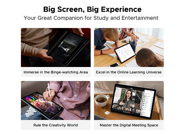 U11 11" Tablet, Android 15, Gemini AI, 16GB+128GB/2TB, 8580mAh, 5G WiFi, Widevine L1, 13MP Camera, GPS, OTG