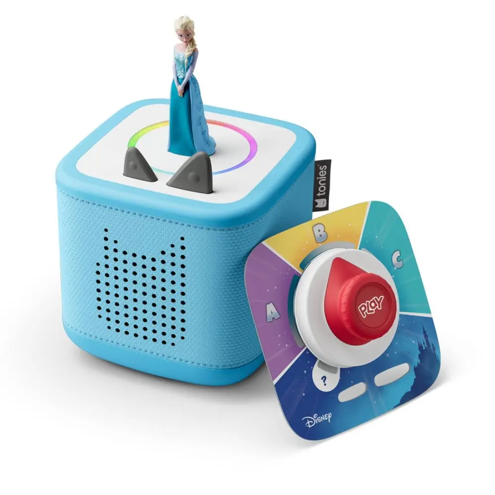 tonies Disney Frozen Toniebox 2 Play Set - Sky Blue: Language & Creative Skill Development Toddler Learning System