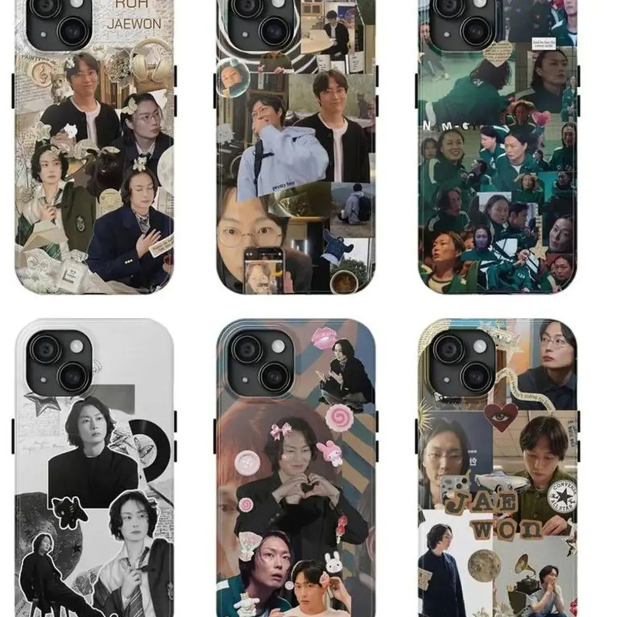 6 Design Nam-gyu Squid game 2025 Phone Case, Roh Jae-won player 124 Phone Case, Case Cover For iPhone 16 15 14 13 12 11 X SE and Samsung S25 S24 S23 S22 S21 A