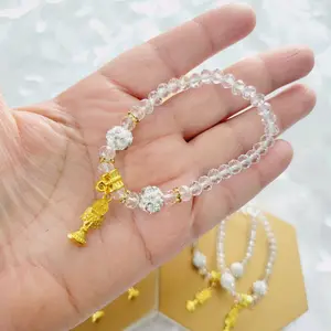 12 pcs First Communion Bracelets - 2 Color Options, Silver and Gold
