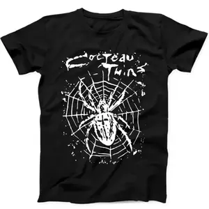 Cocteau Twins Spider Punk Rock Music Gift Tee Black T Shirt 121