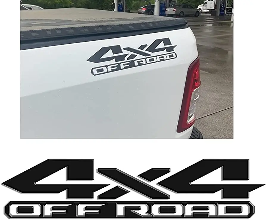 4x4 OFF ROAD Vinyl Decal Stickers- Set of 2- For Trucks - TikTok Shop