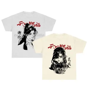 Xie Lian Hua Cheng Shirt, TGCF Heaven Offical Blessing Manhua Chinese Comic Novels T-shirt Sweatshirt Hoodie Gift For Fan Fabric Top