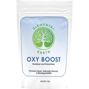 Elemental Earth Oxy Boost Oxygen Bleach Substitute | Laundry Booster & Stain Remover