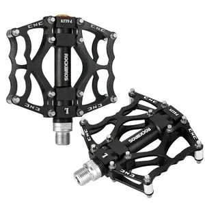 ROCKBROS Lightweight Aluminum Alloy Bike Pedals with Wide Platform Grip ROCKBROS Lightweight Aluminum Alloy Bike Pedals with Wide Platform Grip