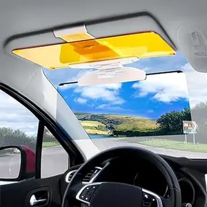 Sun Visor Extender, 2 in 1 Day and Night Polarized Extender Anti-Glare Sun Glare