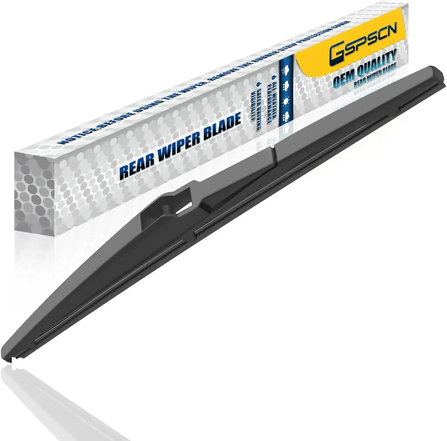 12" Rear Wiper Blade,Replacement Back Windshield Wiper Blades for Nissan X-Trail 16-14 /Suzuki Grand Vitara 17-06 Ertiga Baleno 22-21 /Mitsubishi Endeavor 11-10 Mirage 23-14 /Mazda 5 15-06 (H307/12-A)