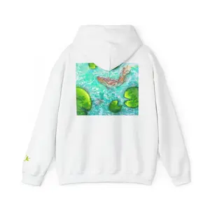 Nature-Inspired Unisex Hooded Sweatshirt, Comfortable Pullover, Casual Clothing, Eco-Friendly Gift, Chill Vibe Hoodie, Relaxing Outfit