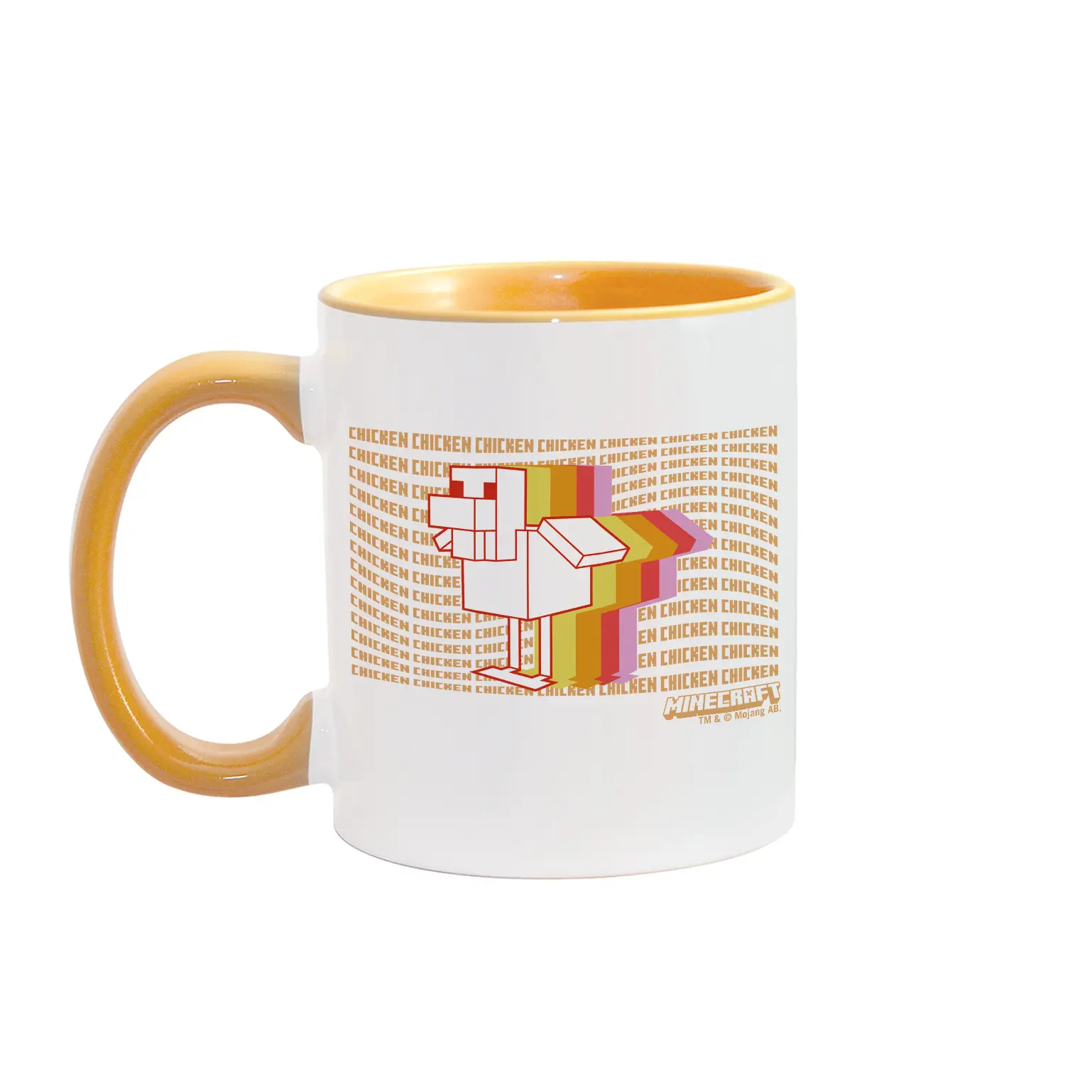 Minecraft Wavy Chicken Two-Tone Mug