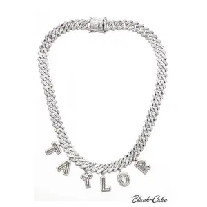 Taylor Bold Silver Rhinestone Dazzling Statement Necklace