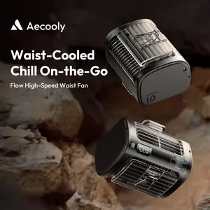 Aecooly Waist Fan Portable Hands Free Cooling Fan for Outdoor, Worksite & Summer Heat | Strong Airflow, Long Battery Life, Compact & Rechargeable,Summervibes
