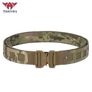 Yakeda YKD-0114 Tactical Belt 500D Nylon Camouflage Design with Buckle Unisex Military Style Belts