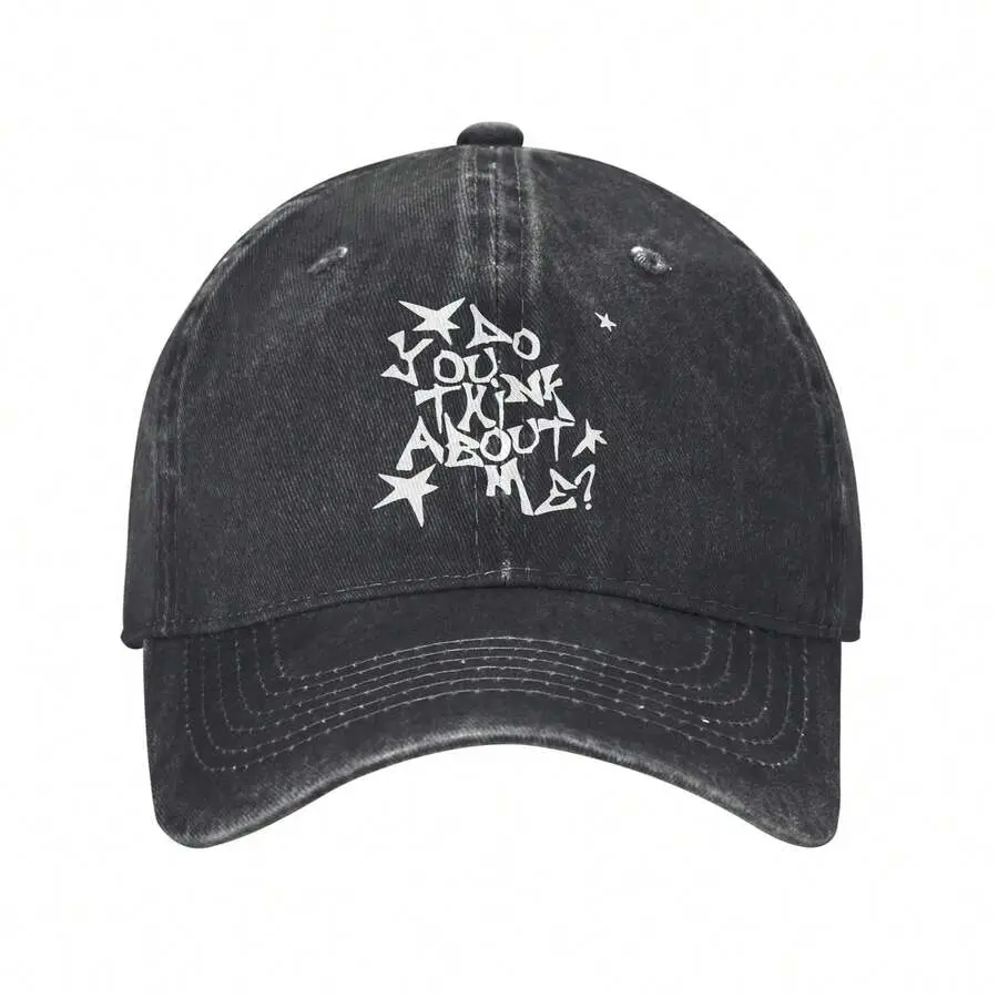 S&T Rapper NSQK AOOU THNK ABOUT ME 2025 Casual Baseball Cap  Hunting Camping Trucker Hat Summer Women Men Y2k Retro Snapback Cap