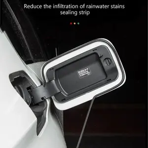 90cm Car Fuel Cap Sealing Strip, Self-Adhesive Waterproof Dustproof Rubber Seal, Automotive Gas Cap Gap Filler, Oil Tank Cover Seal, Car Accessory, Automotive Interior Accessories