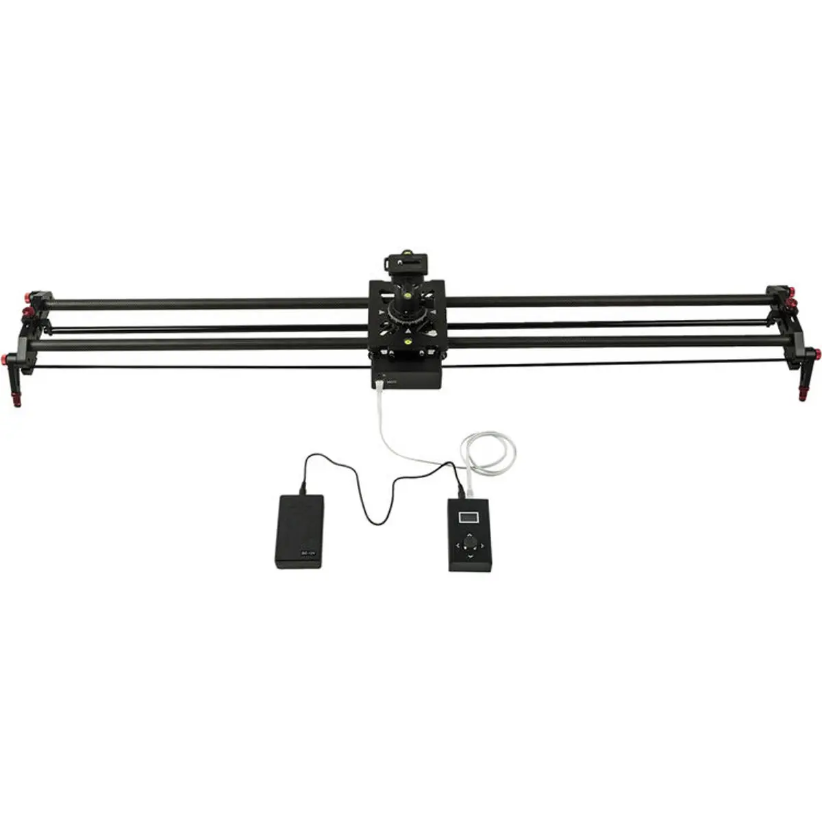 Came-TV 60cm Motorized Parallax Slider, Aluminum Camera Accessory, Includes Cables, Compatible with Tripods, Cable, Accessories