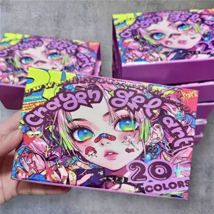Crayon Gel Art 19 Colors Nails Art Set with Vibrant Designs and Colorful Packaging